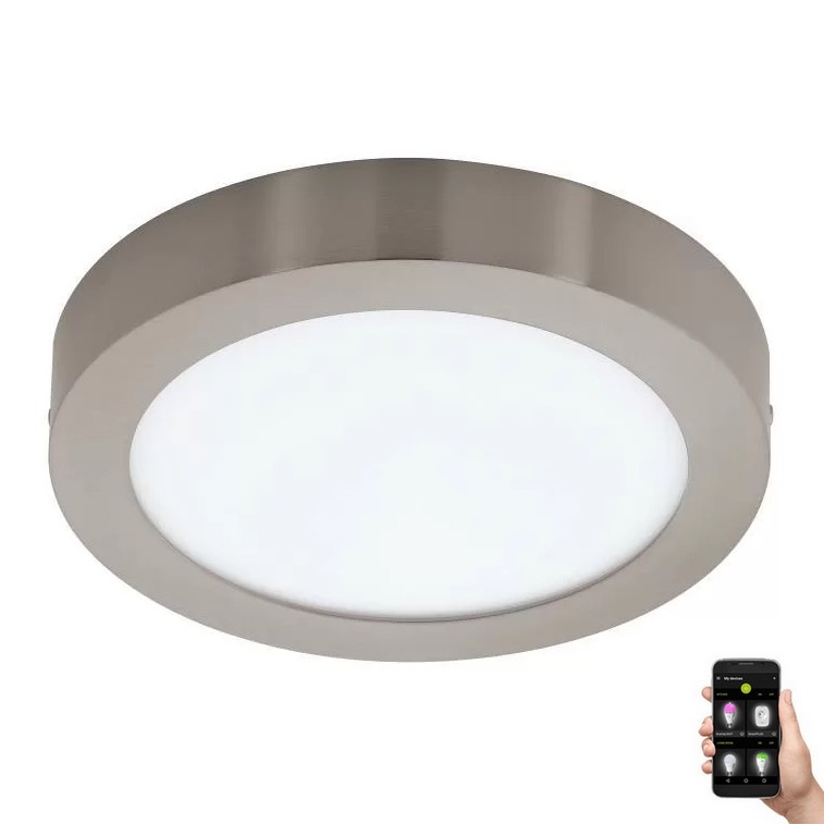 Eglo 33214 - Luminaria de techo LED RGBW regulable FUEVA-C LED/21W/230V diámetro 30 cm