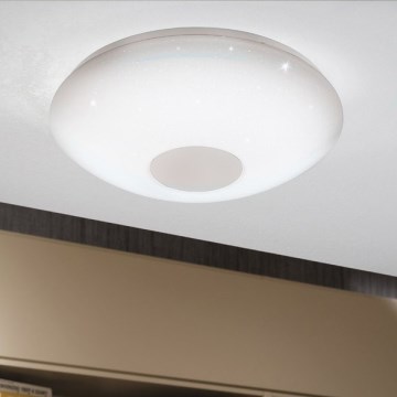 Eglo 33218 - Plafón LED RGBW regulable VOLTAGO-C LED/17W/230V 2700-6500K diá. 38 cm