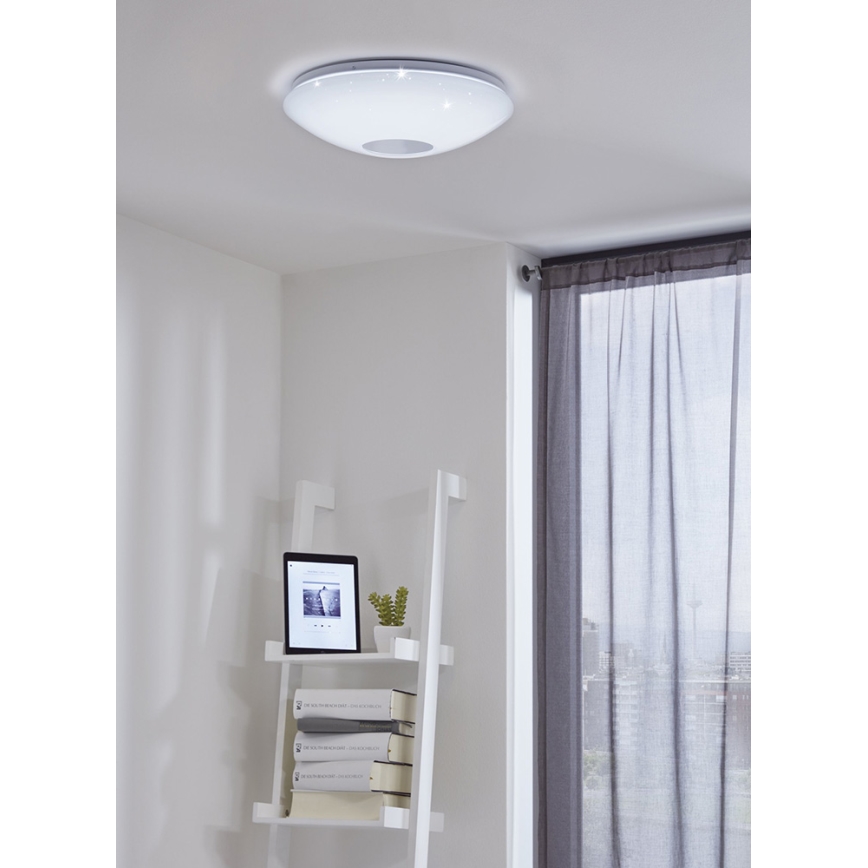 Eglo 33218 - Plafón LED RGBW regulable VOLTAGO-C LED/17W/230V 2700-6500K diá. 38 cm
