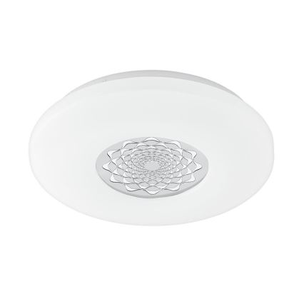 Eglo 33248 - Lámpara de techo LED RGBW regulable CAPASSO-C LED/17W/230V 2700–6500 K, Ø 34 cm