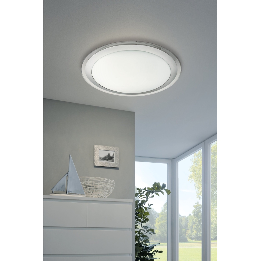 Eglo 33255 - Plafón de techo LED regulable RGBW COMPETA-C LED/17W/230V 2700-6500K Ø 43 cm