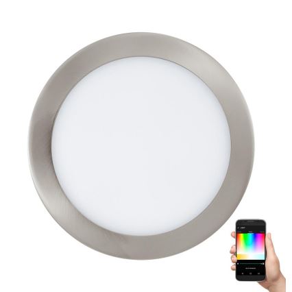 Eglo 33317 - Luminaria empotrable LED RGBW regulable FUEVA-C LED/15,6W/230V 2700-6500K Ø 22,5 cm