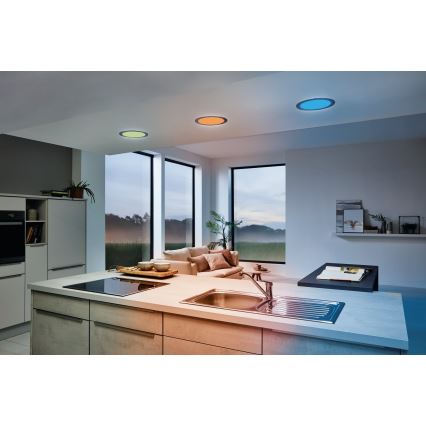 Eglo 33317 - Luminaria empotrable LED RGBW regulable FUEVA-C LED/15,6W/230V 2700-6500K Ø 22,5 cm