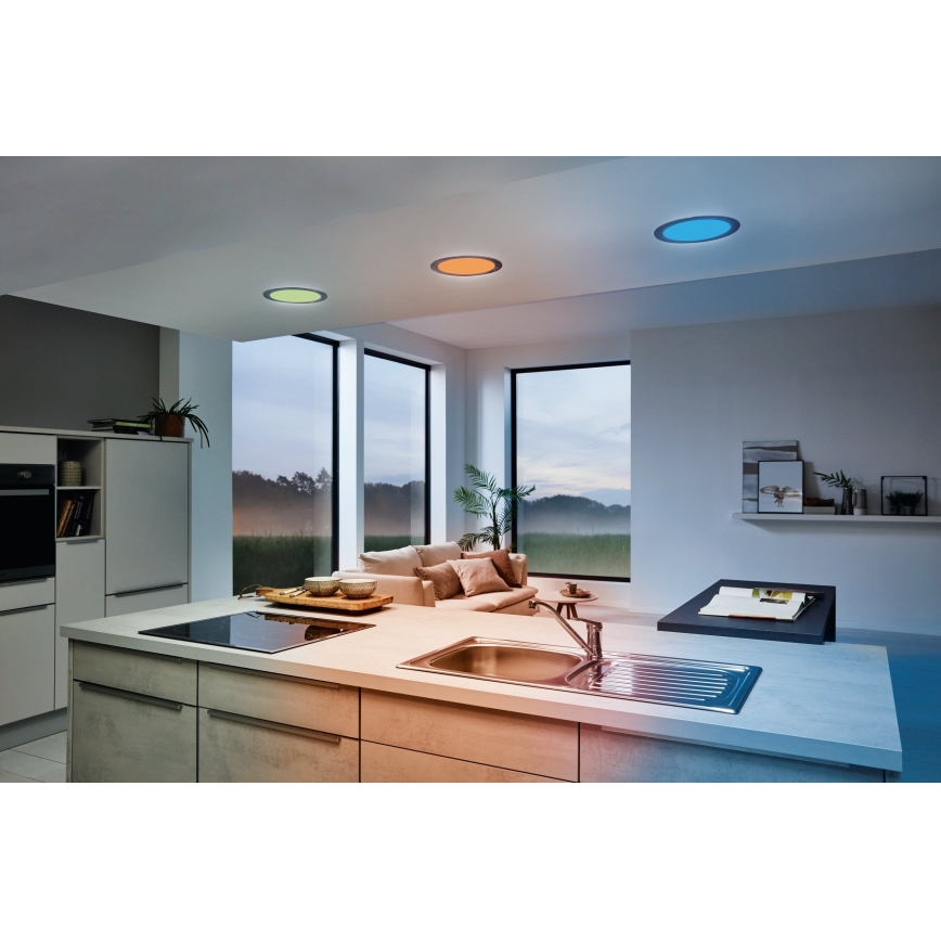 Eglo 33317 - Luminaria empotrable LED RGBW regulable FUEVA-C LED/15,6W/230V 2700-6500K Ø 22,5 cm