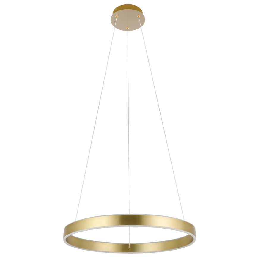 Eglo 33484 - Lámpara colgante LED con cable ALCAZABA 2xLED/18W/230V 3000K Ø 55 cm dorada
