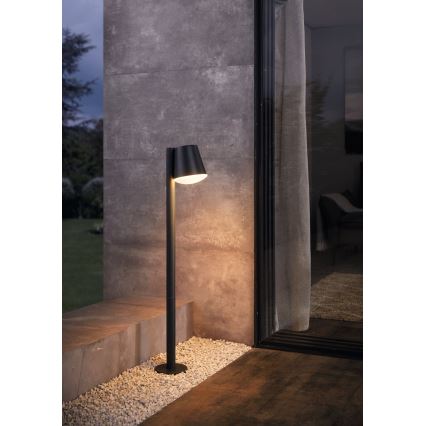 Eglo 33561 - Lámpara exterior LED regulable CALDIERO-C 1xE27/9W/230V IP44 antracita