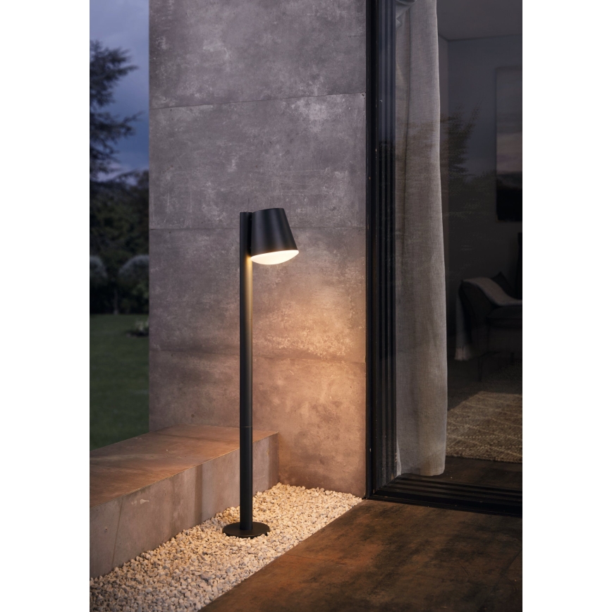 Eglo 33561 - Lámpara exterior LED regulable CALDIERO-C 1xE27/9W/230V IP44 antracita