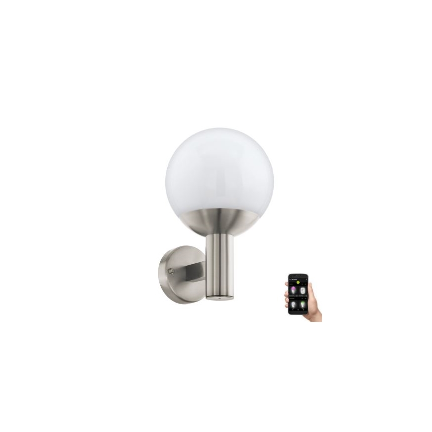 Eglo 33564 - Aplique de pared exterior NISIA-C LED/9W/230V IP44