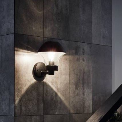 Eglo 33567 - Aplique de pared LED regulable para exterior VERLUCCA-C 1xE27/9W/230V IP44