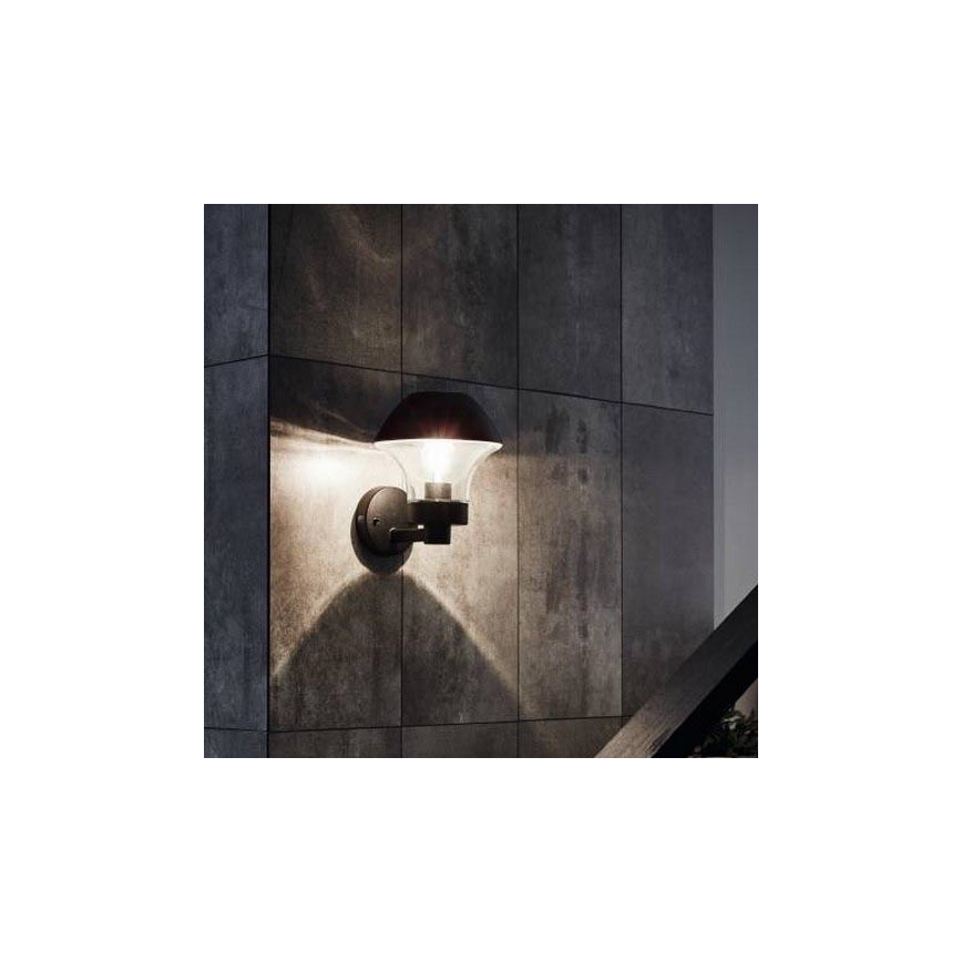 Eglo 33567 - Aplique de pared LED regulable para exterior VERLUCCA-C 1xE27/9W/230V IP44