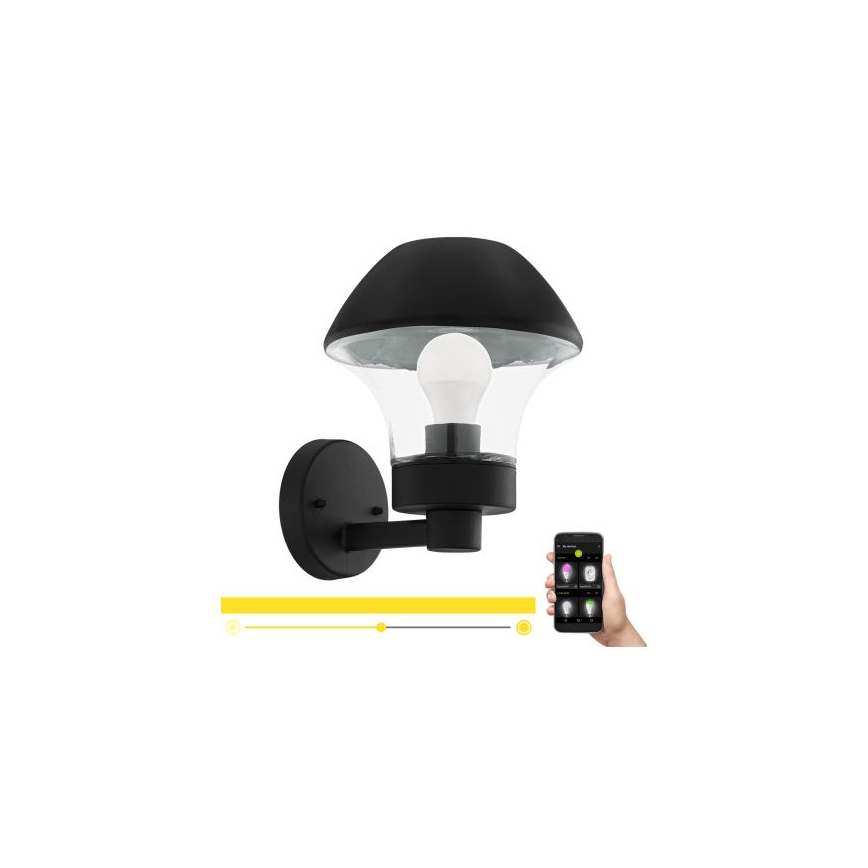 Eglo 33567 - Aplique de pared LED regulable para exterior VERLUCCA-C 1xE27/9W/230V IP44