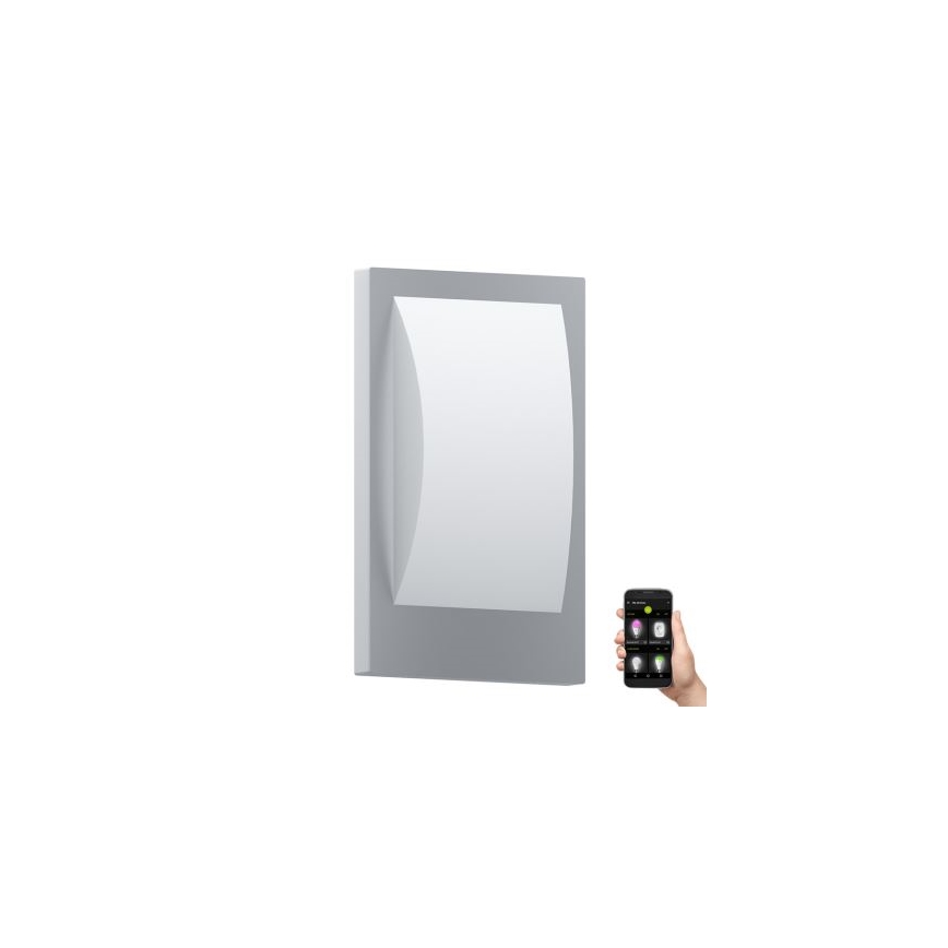 Eglo 33569 - Aplique de pared exterior LED VERRES-C LED/9W/230V IP44 cromo mate