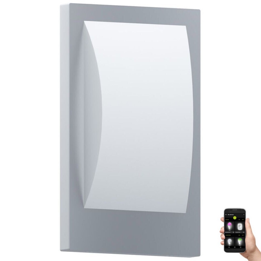 Eglo 33569 - Aplique LED para exterior VERRES-C LED/9W/230V IP44 cromo mate