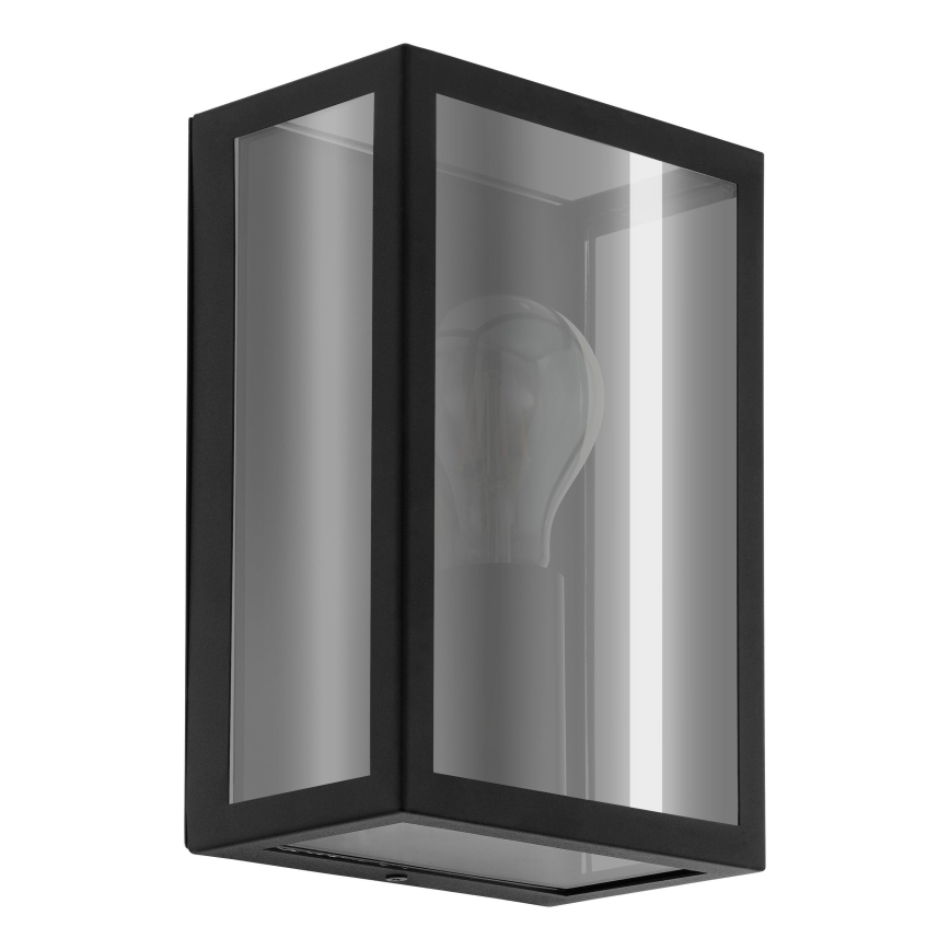 Eglo - Aplique de pared exterior 1xE27/60W/230V IP44 negro