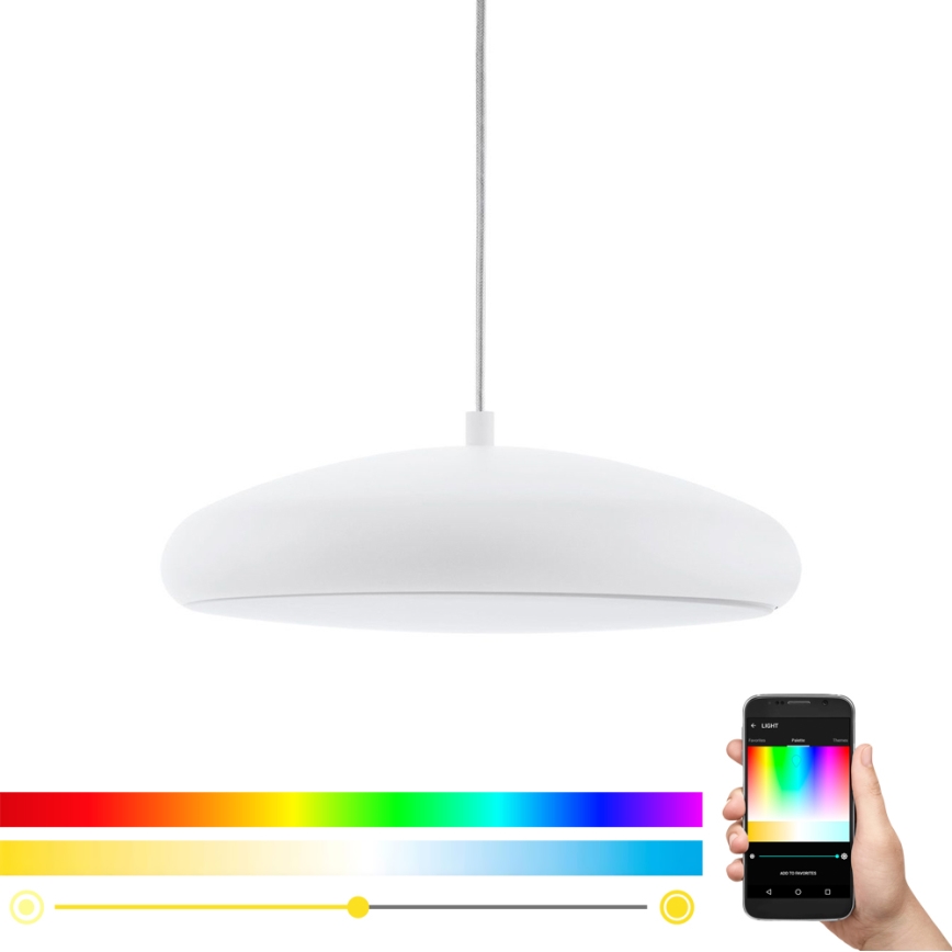 Eglo 33765 - LED RGBW Lámpara colgante regulable RIODEVA-C LED/27W/230V 2700-6500K blanco