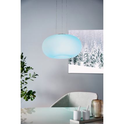 Eglo 33766 - LED RGBW Lámpara colgante regulable OPTICA-C LED/22W/230V