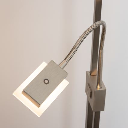 Eglo 33817 - LED Regulable táctil Lámpara de pie SOLANO LED/30W/230V + LED/4W