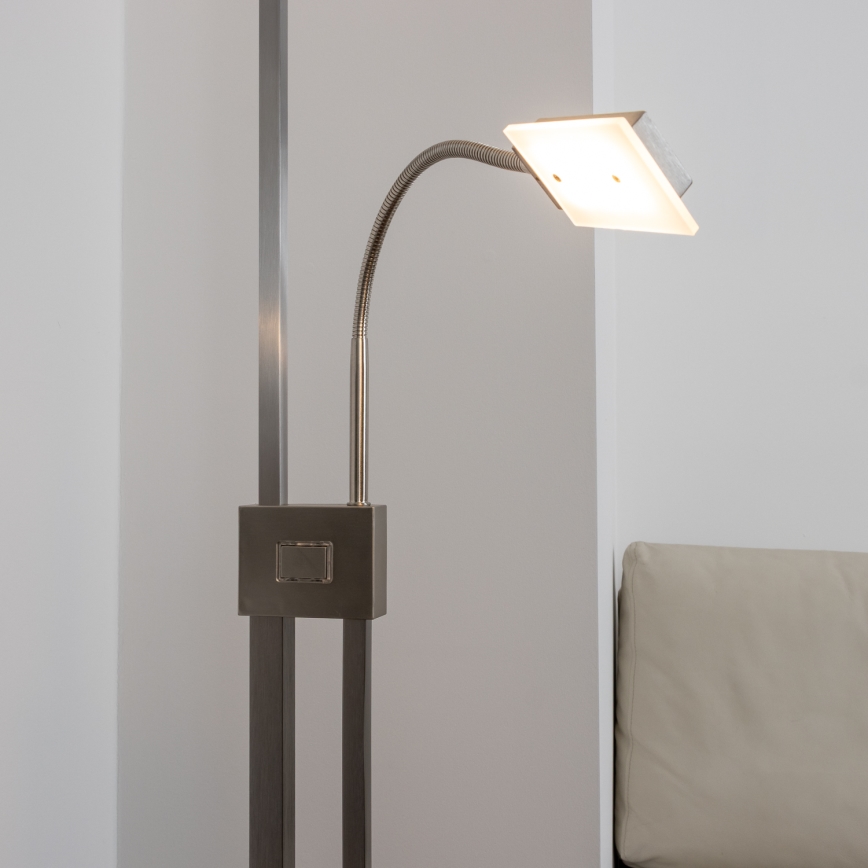 Eglo 33817 - LED Regulable táctil Lámpara de pie SOLANO LED/30W/230V + LED/4W