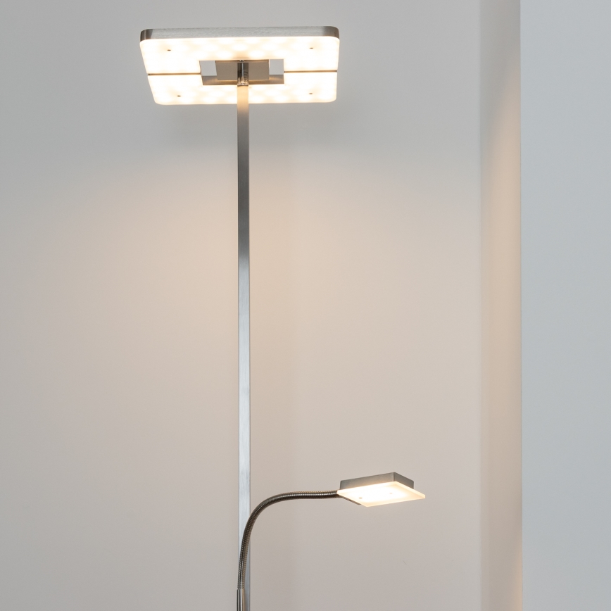 Eglo 33817 - LED Regulable táctil Lámpara de pie SOLANO LED/30W/230V + LED/4W