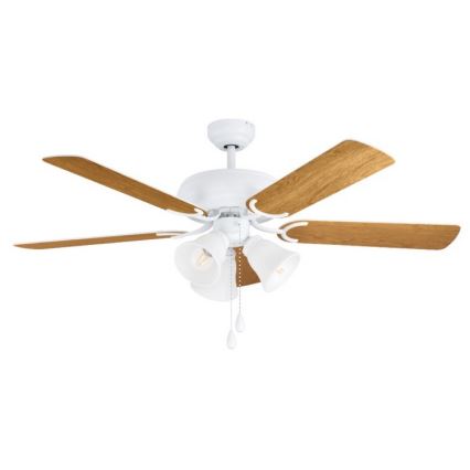 Eglo - Ventilador de techo 3xE27/40W/230V blanco