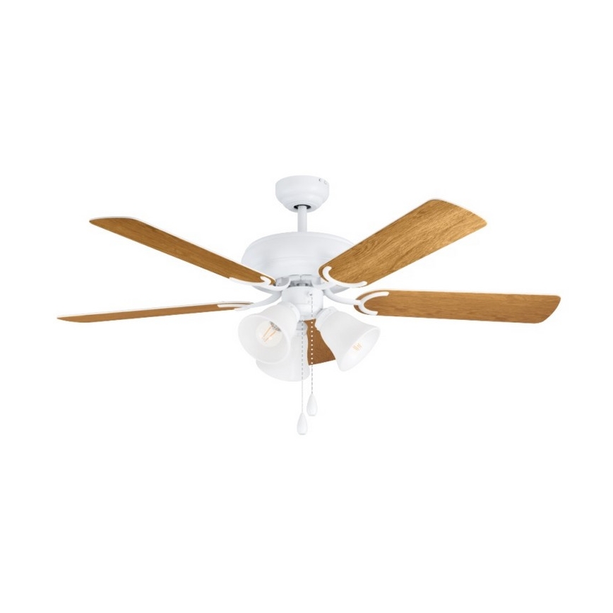 Eglo - Ventilador de techo 3xE27/40W/230V blanco