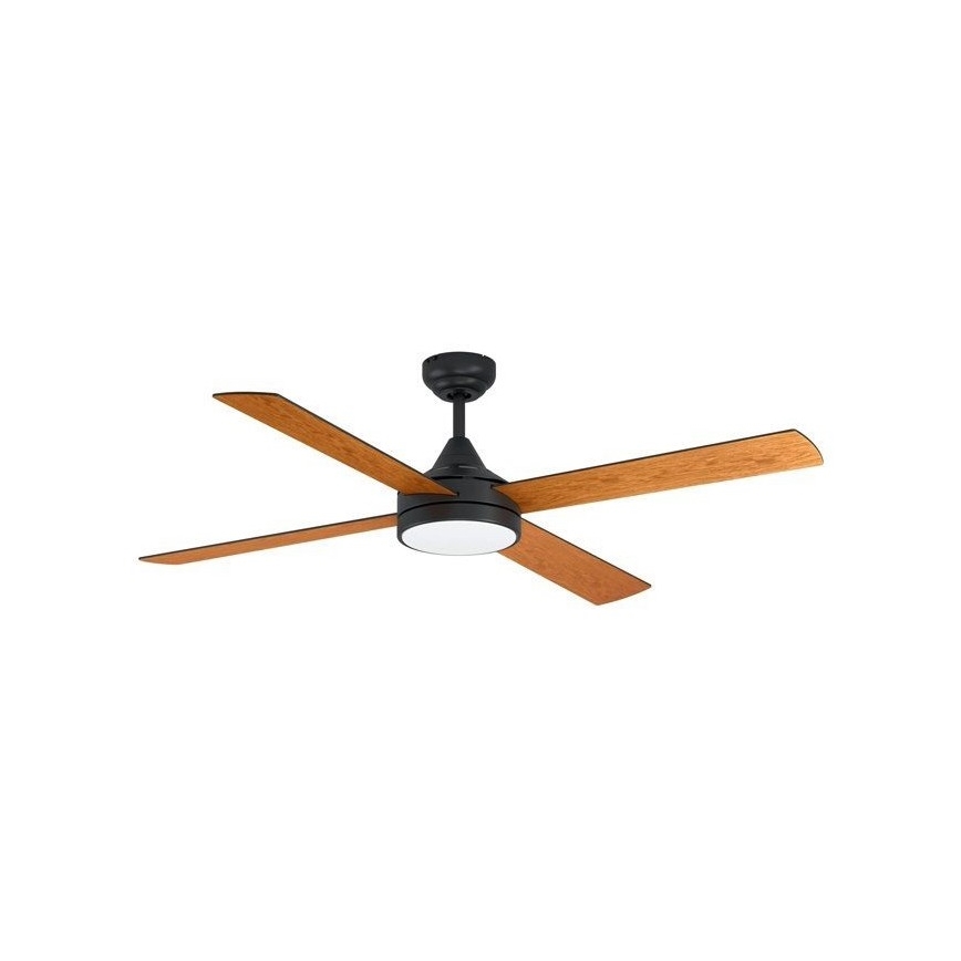 Eglo - Ventilador de techo LED Regulable LED/20W/230V + mando a distancia negro