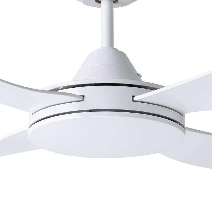 Eglo - Ventilador de techo 52W/230V con mando a distancia blanco