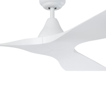 Eglo - Ventilador de techo Ø 132 cm, blanco, con mando a distancia