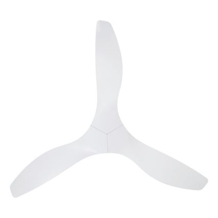 Eglo - Ventilador de techo Ø 132 cm, blanco, con mando a distancia