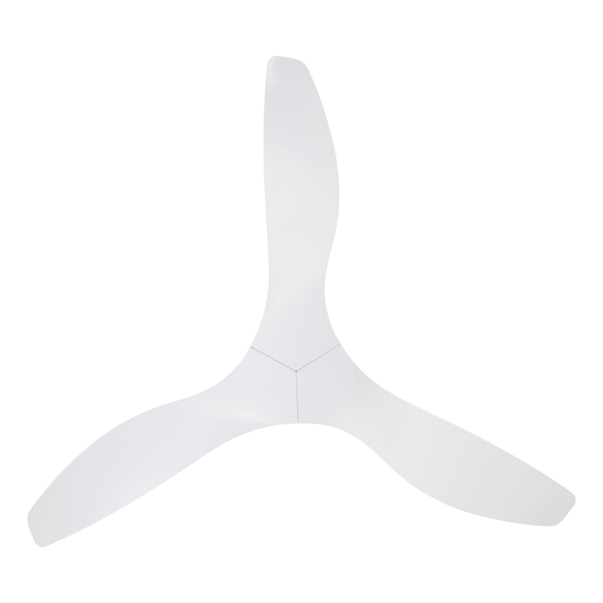 Eglo - Ventilador de techo Ø 132 cm, blanco, con mando a distancia