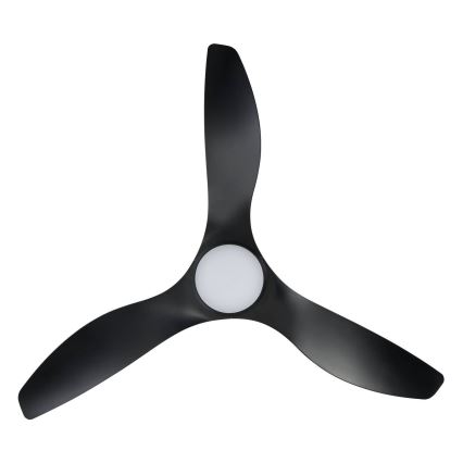 Eglo - Ventilador de techo LED/19 W/230 V Ø 132 cm negro + mando a distancia