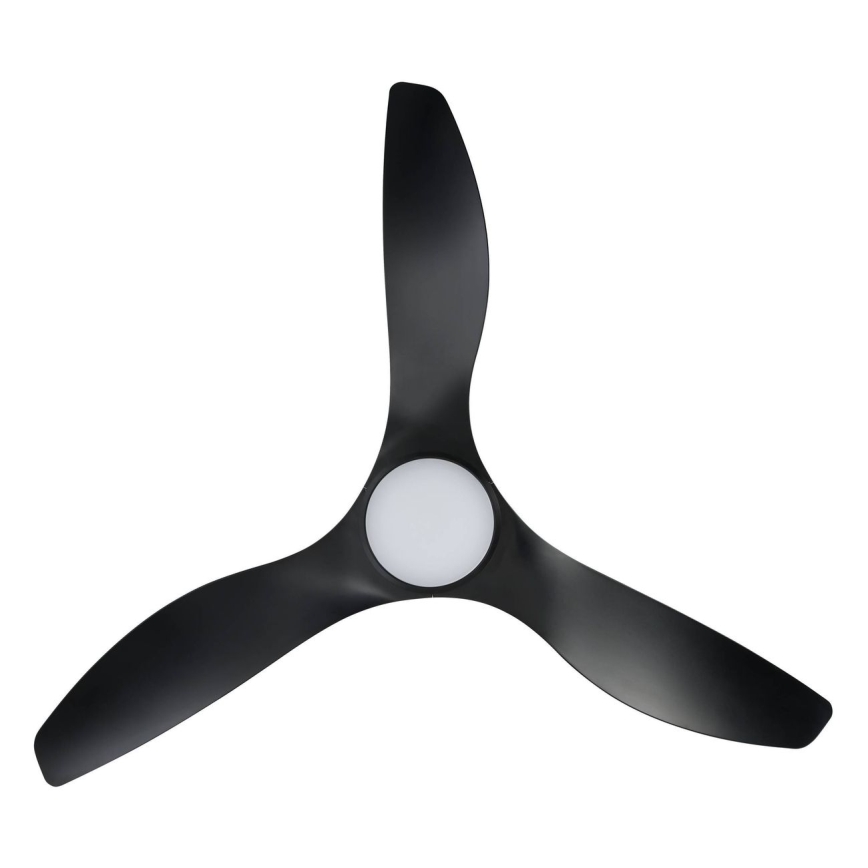 Eglo - Ventilador de techo LED/19 W/230 V Ø 132 cm negro + mando a distancia
