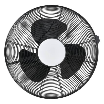 Eglo - Ventilador de techo LED/15 W/230 V Ø 53 cm negro + mando a distancia