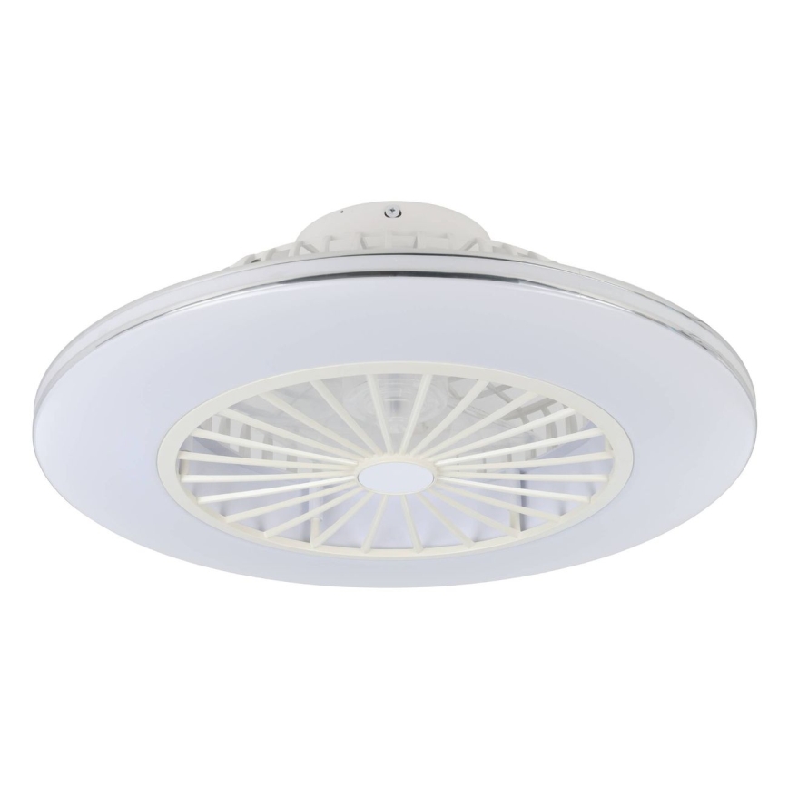 Eglo - Ventilador de techo LED regulable 3xLED/12,6W/230V Ø 55 cm blanco + mando a distancia