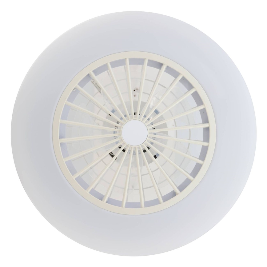 Eglo - Ventilador de techo LED regulable 3xLED/12,6W/230V Ø 55 cm blanco + mando a distancia