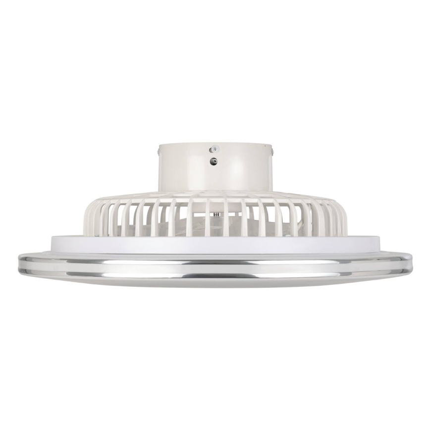 Eglo - Ventilador de techo LED regulable 3xLED/12,6W/230V Ø 55 cm blanco + mando a distancia