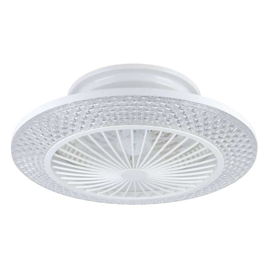 Eglo - Ventilador de techo LED regulable 3xLED/12,6W/230V 2700-6500K Ø 55 cm blanco + mando a distancia