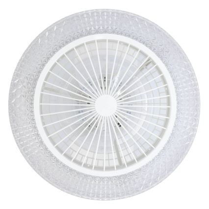 Eglo - Ventilador de techo LED regulable 3xLED/12,6W/230V 2700-6500K Ø 55 cm blanco + mando a distancia
