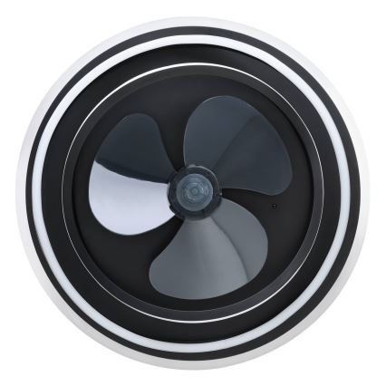 Eglo - Ventilador de techo LED regulable 4xLED/9W/230V 2700-6500K Ø 50 cm negro + mando a distancia