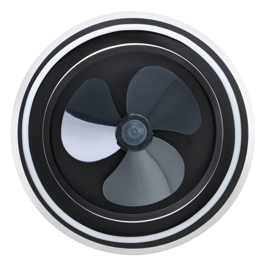 Eglo - Ventilador de techo LED regulable 4xLED/9W/230V 2700-6500K Ø 50 cm negro + mando a distancia