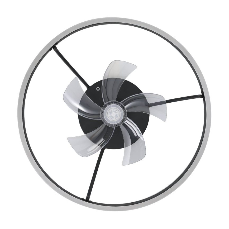 Eglo - Ventilador de techo LED RGBW regulable LED/36W/230V 3000-6500K negro + mando a distancia