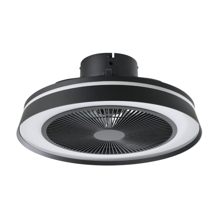 Eglo - Ventilador de techo LED RGBW regulable 3xLED/8,5W/230V + LED/6W 2700-6500K Ø 48 cm negro + mando a distancia