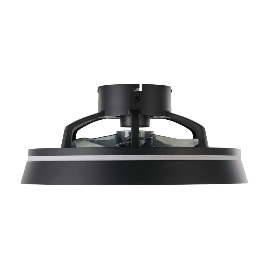 Eglo - Ventilador de techo LED RGBW regulable 3xLED/8,5W/230V + LED/6W 2700-6500K Ø 48 cm negro + mando a distancia