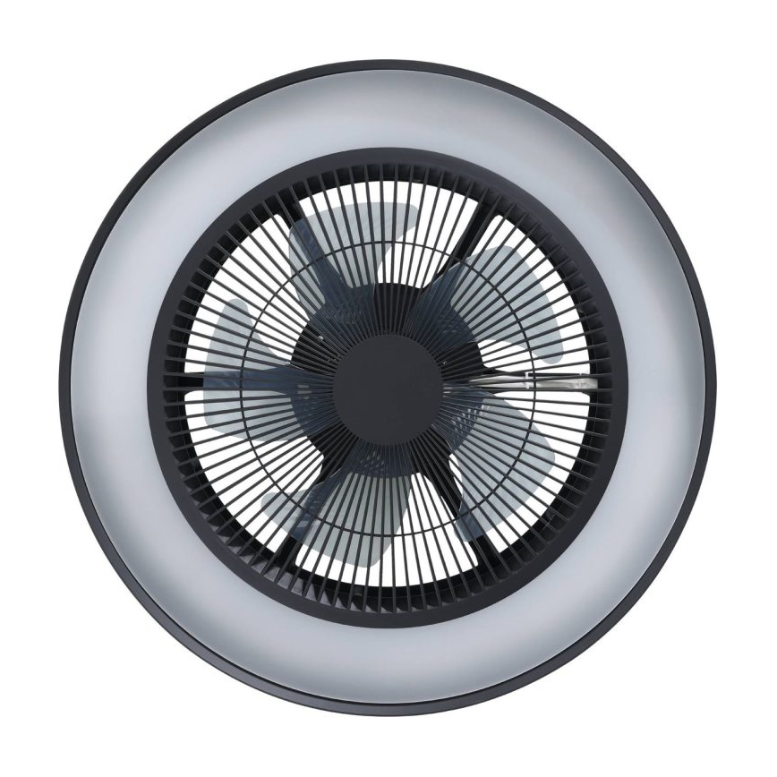 Eglo - Ventilador de techo LED RGBW regulable 3xLED/8,5W/230V + LED/6W 2700-6500K Ø 48 cm negro + mando a distancia