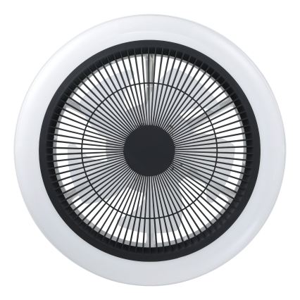 Eglo - Ventilador de techo LED regulable 3xLED/8,5W/230V 2700-6500K diámetro 45,5 cm negro + mando a distancia