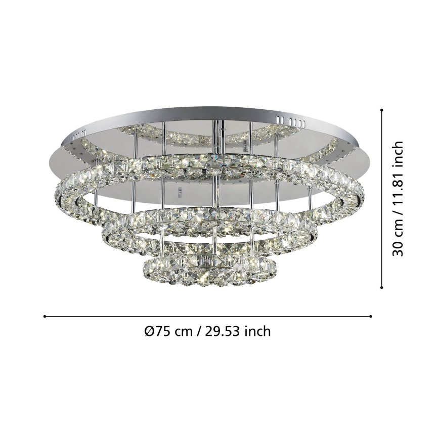 Eglo - Plafón LED LED/61W/230V