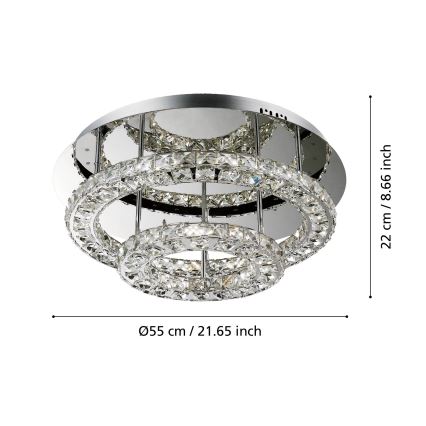 Eglo - Plafón LED LED/30,5W/230V