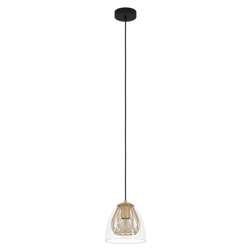 Eglo - Lámpara colgante 1xE27/40W/230V dorado