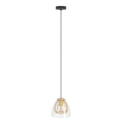 Eglo - Lámpara colgante 1xE27/40W/230V dorado