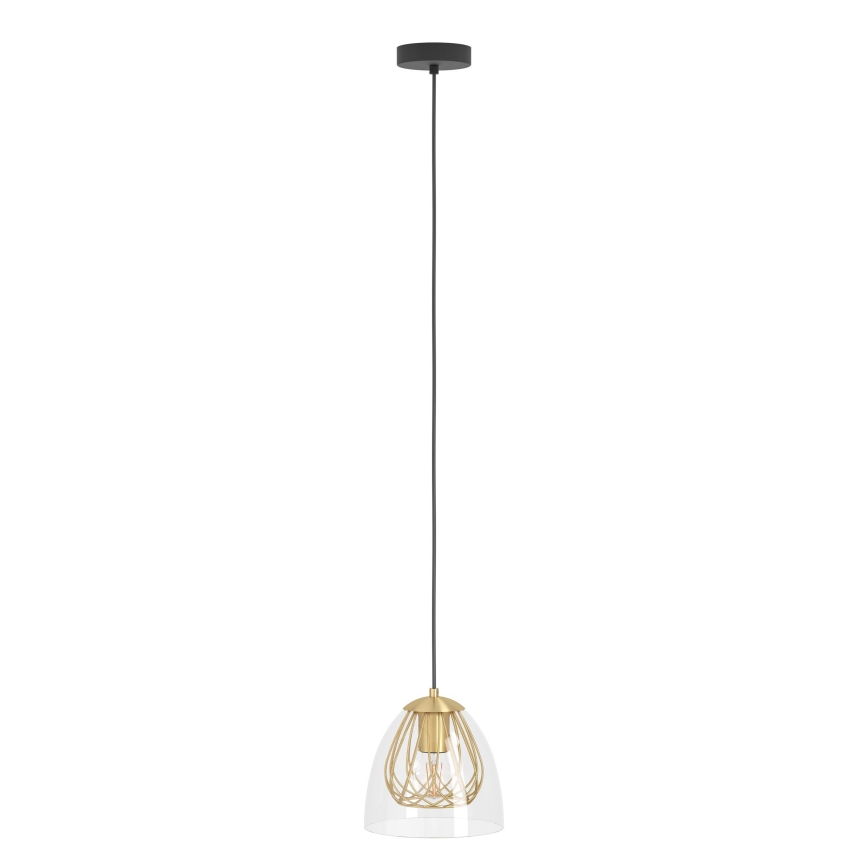 Eglo - Lámpara colgante 1xE27/40W/230V dorado